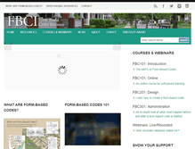 Tablet Screenshot of formbasedcodes.org